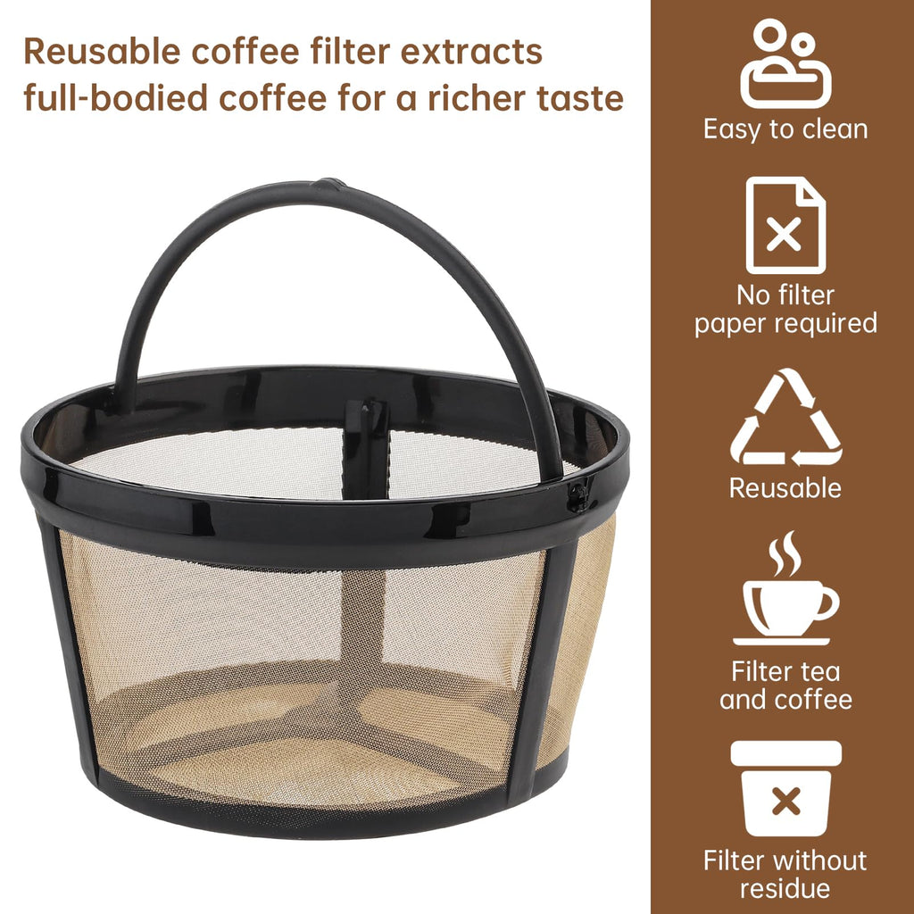 Reusable Coffee Filter Basket 8-12 Cup 2Pack P142