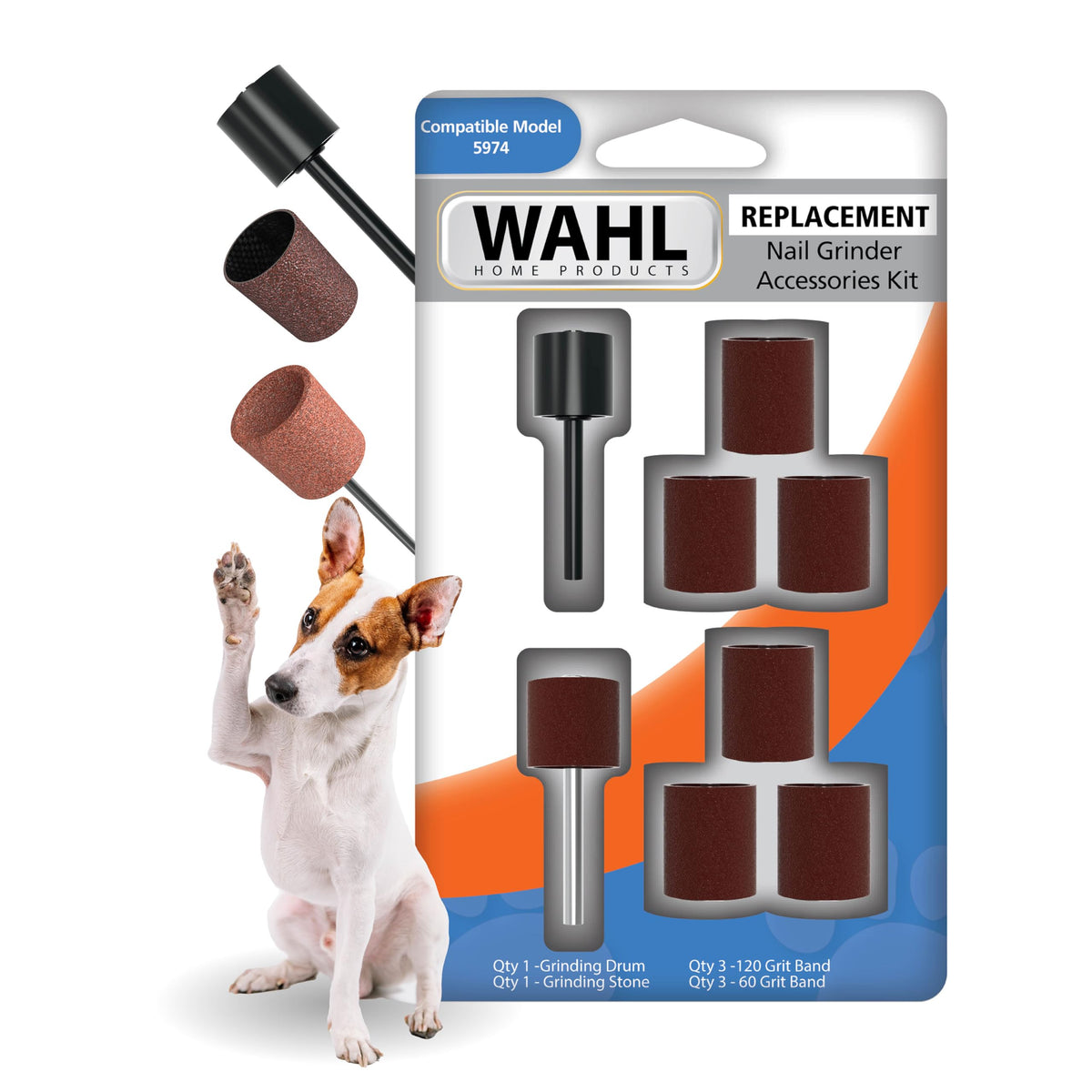Dog Nail Grinder Replacement Accessory Kit, 8 Pieces V2165