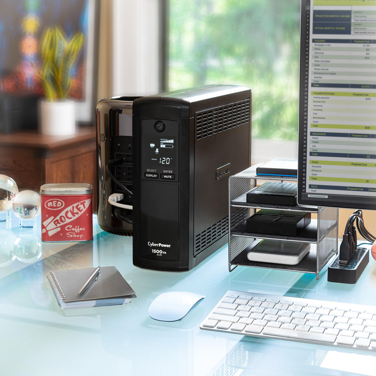 1500VA LCD UPS Battery Backup G3030