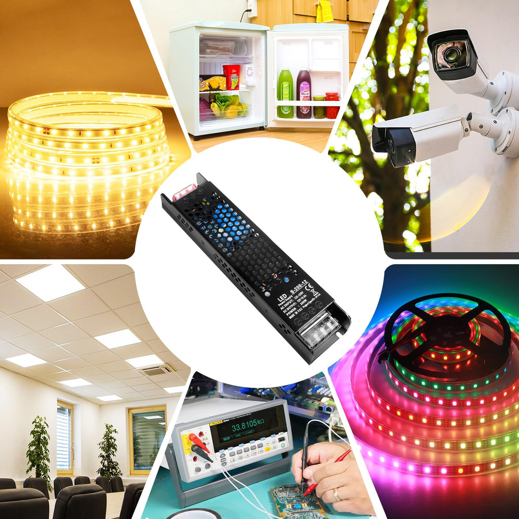 12V 200W Ultra Thin LED Power Supply R84854