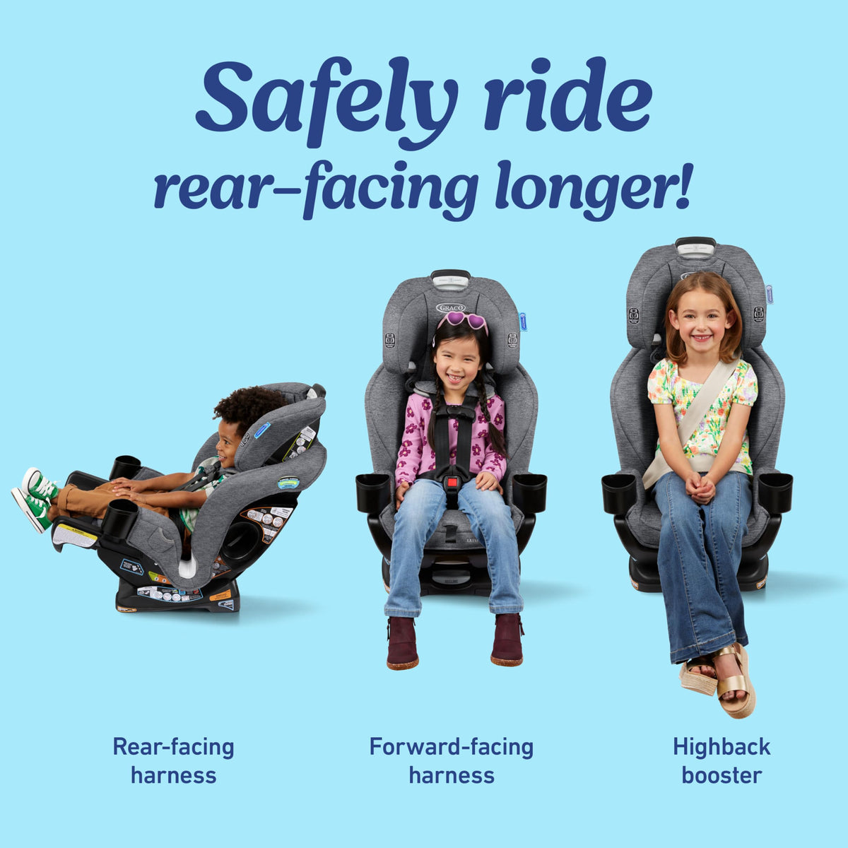 3-in-1 Convertible Car Seat T98258