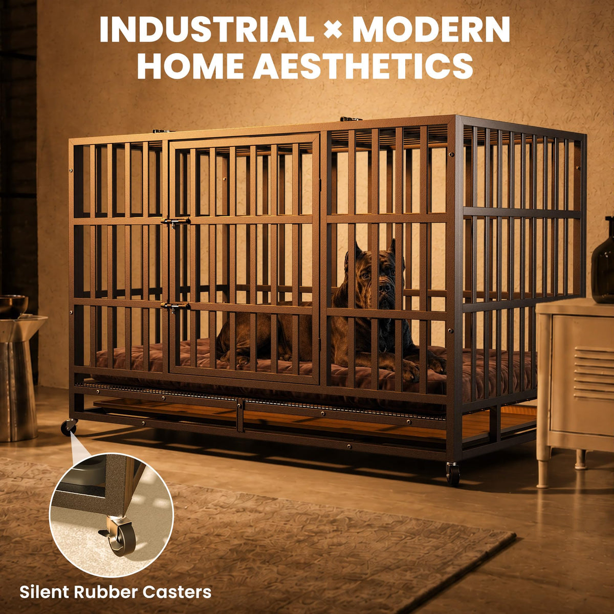 48 Inch Heavy Duty Dog Crate G651