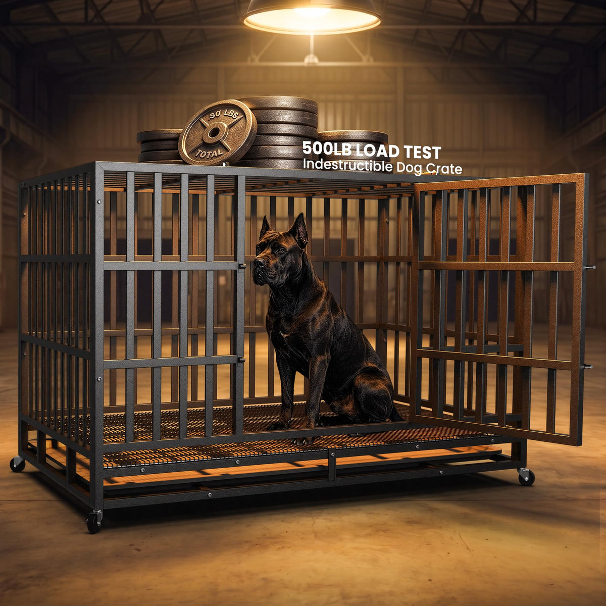 48 Inch Heavy Duty Dog Crate G651