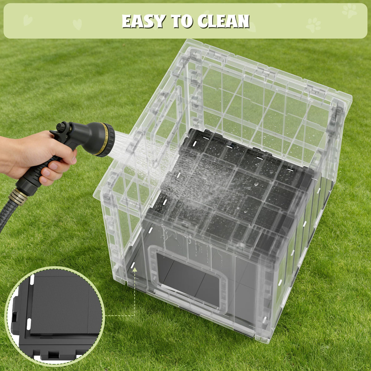 Weatherproof Outdoor Cat House with Air Holes Z22598