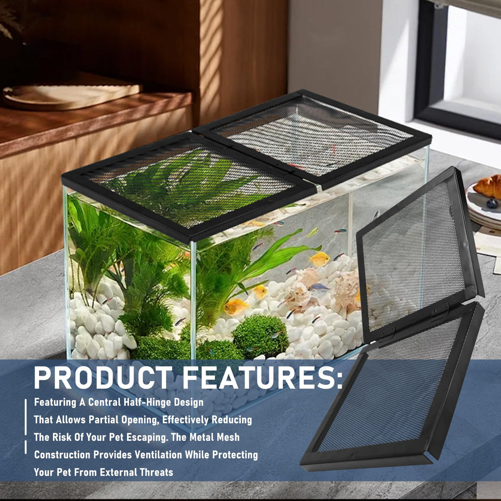 Hinged Door Aquarium Screen Cover M3697