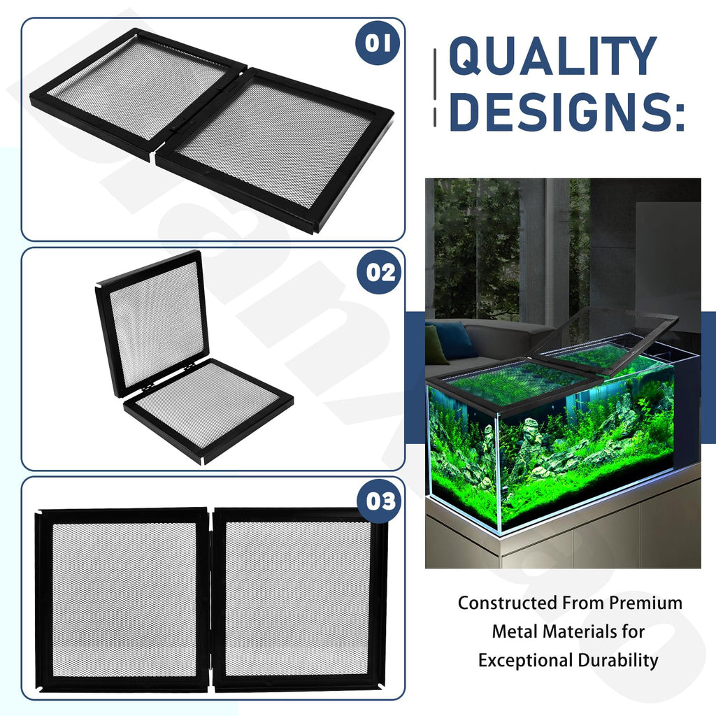 Hinged Door Aquarium Screen Cover M3697