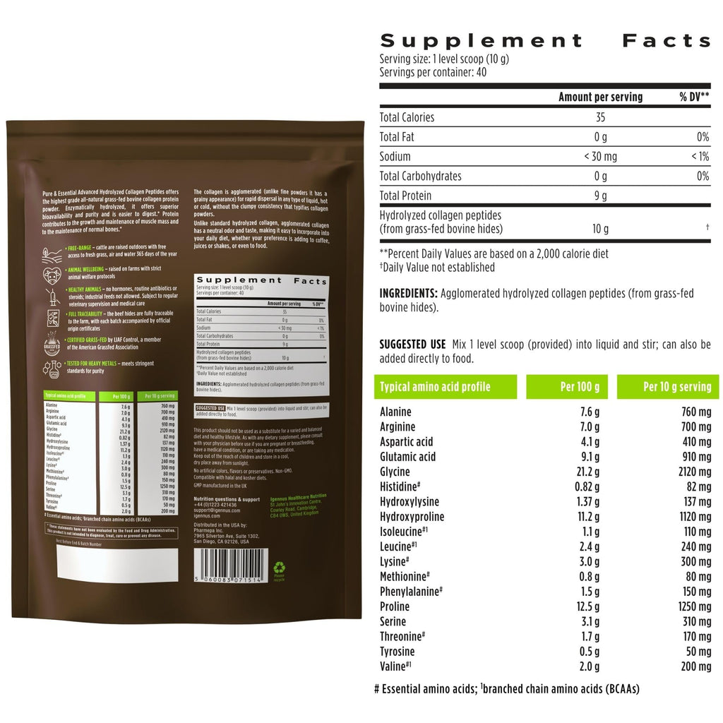 Hydrolyzed Bovine Collagen Peptides G37903