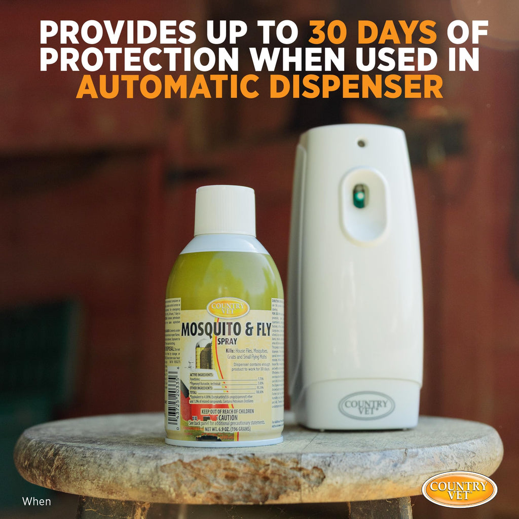 Mosquito Fly Metered Spray Refill & Automatic Metered Dispenser Case of 12 F6640