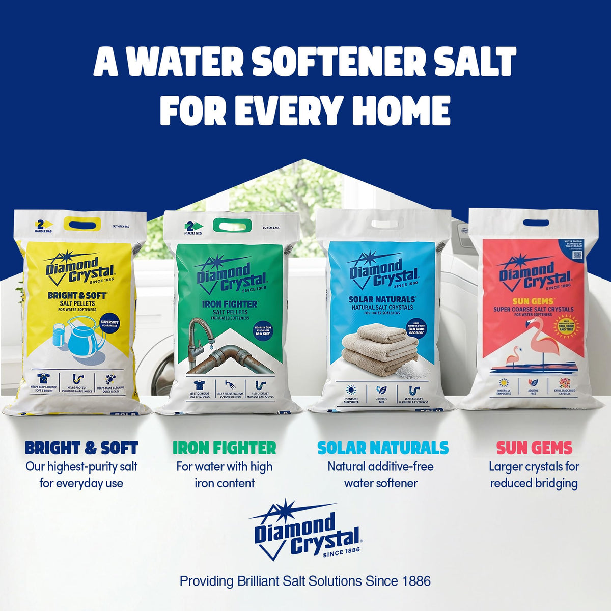 4 Pack Water Softener Salt, 40 Pounds G105653