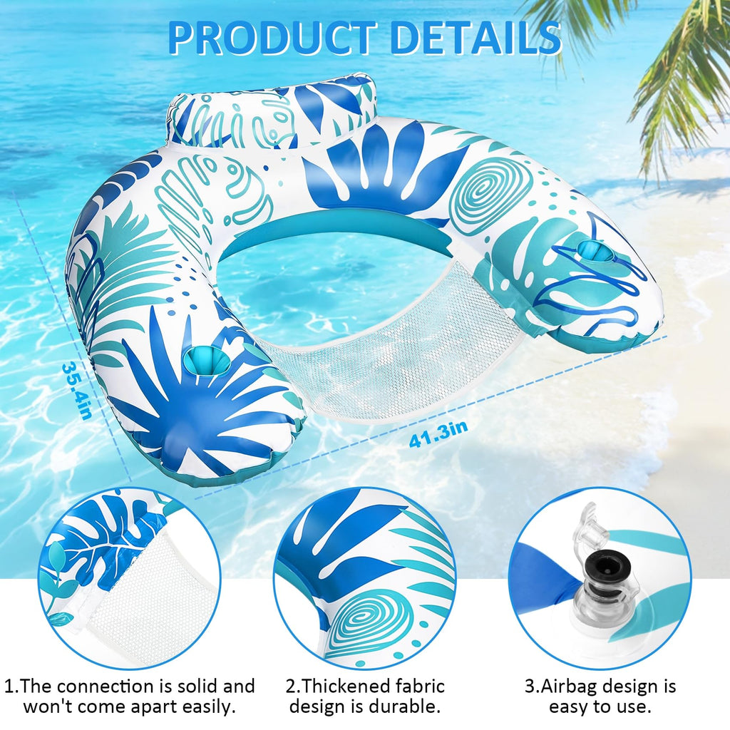 Inflatable Pool Float Chair 3 Pack M1232