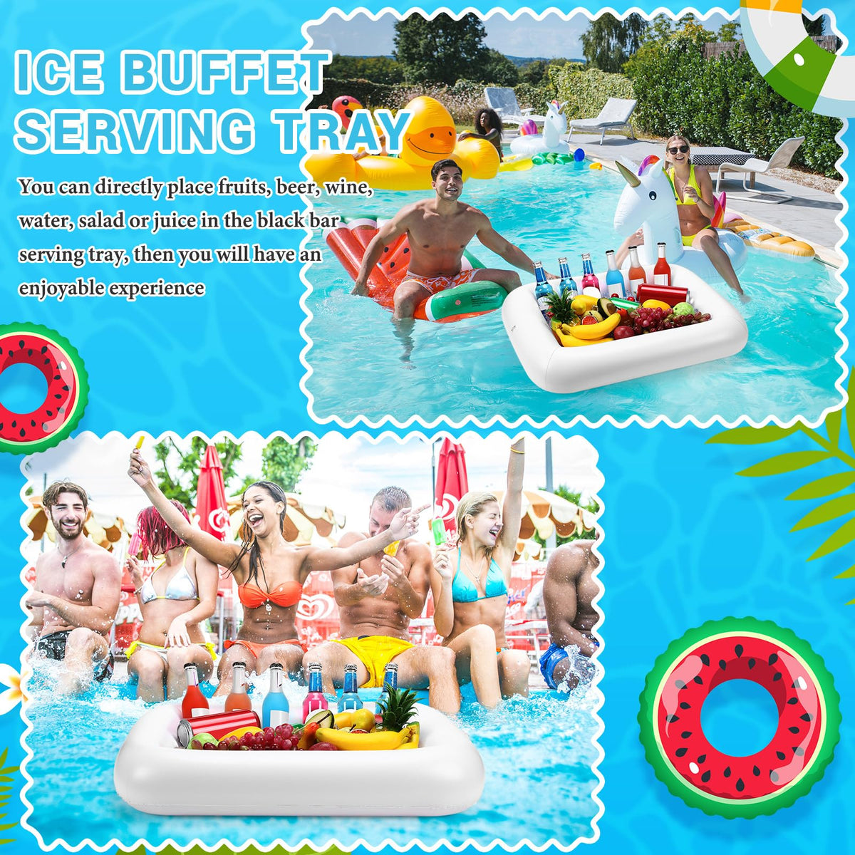 Inflatable Floating Serving Bar with Pump T570279