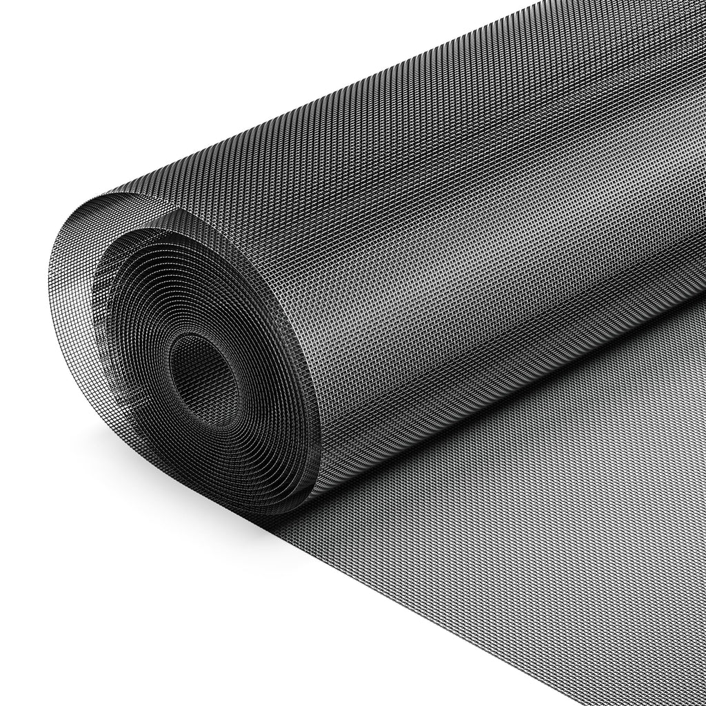 Black 304 Stainless Steel Window Screen Wire Mesh Roll J845540